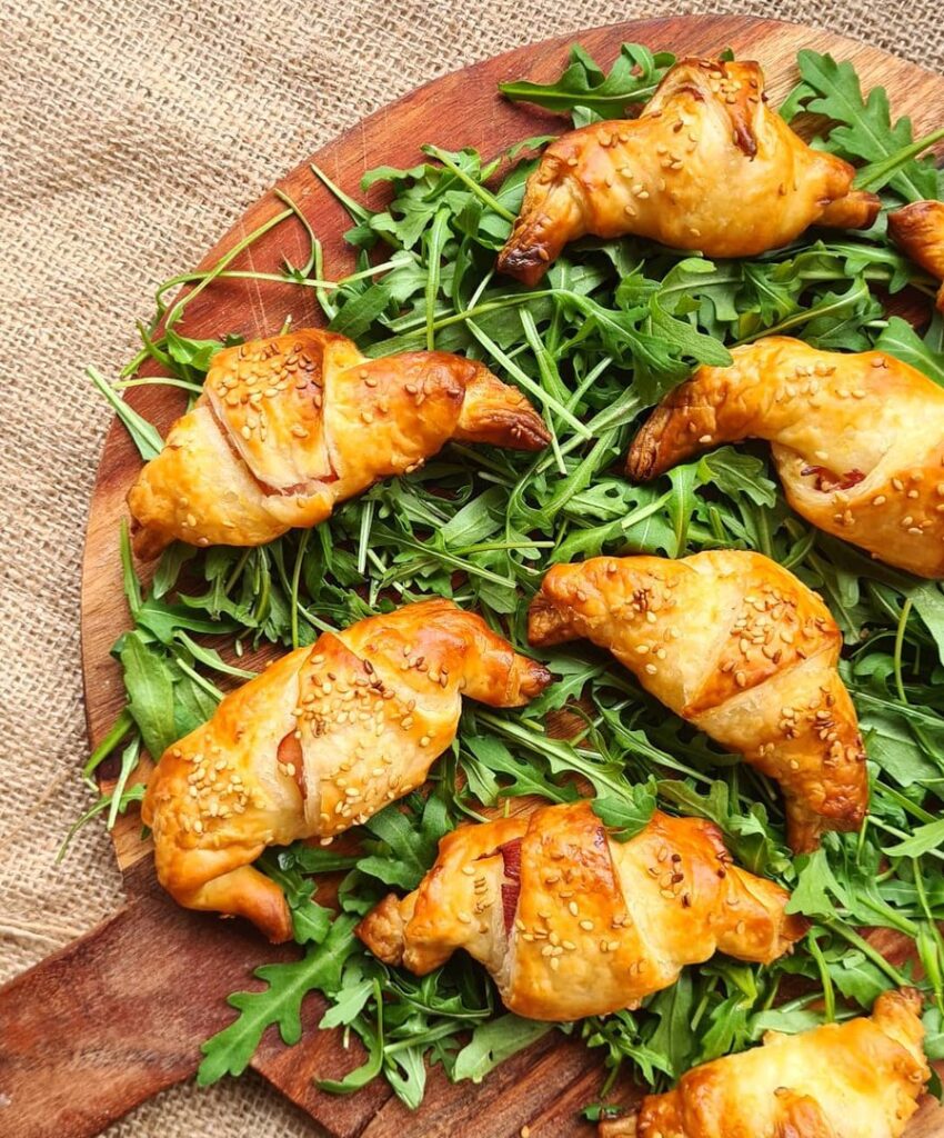 Croissants salés fastoches jambon et fromage