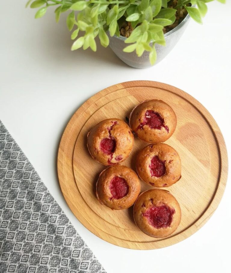 Moelleux à la framboise