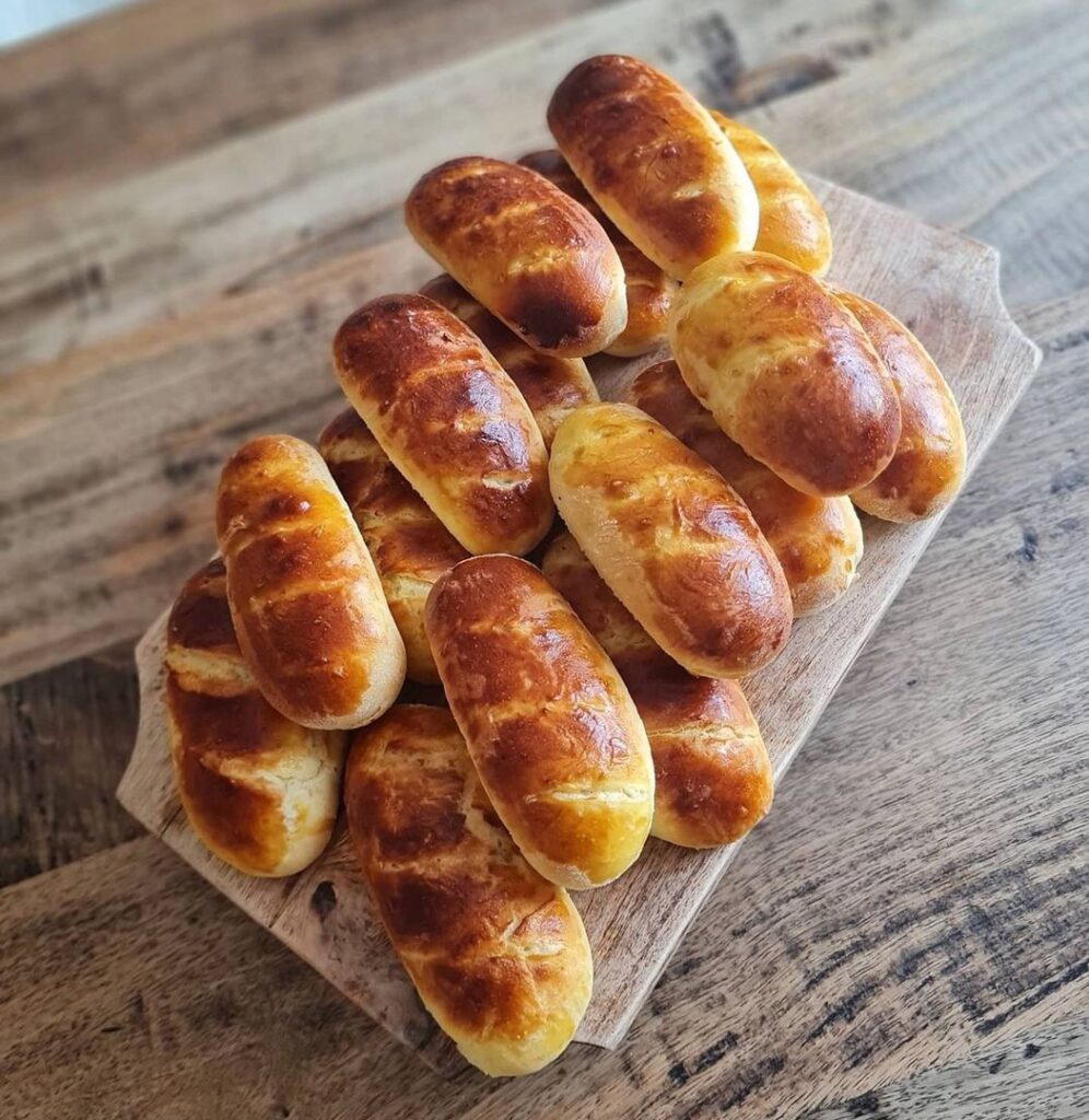 Pains au lait fourrés au chocolat