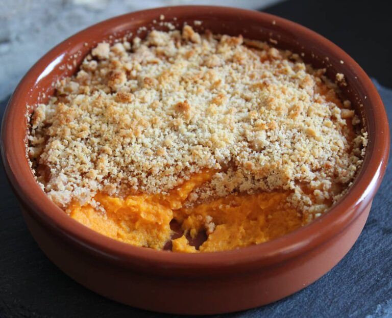 Crumble de butternut léger