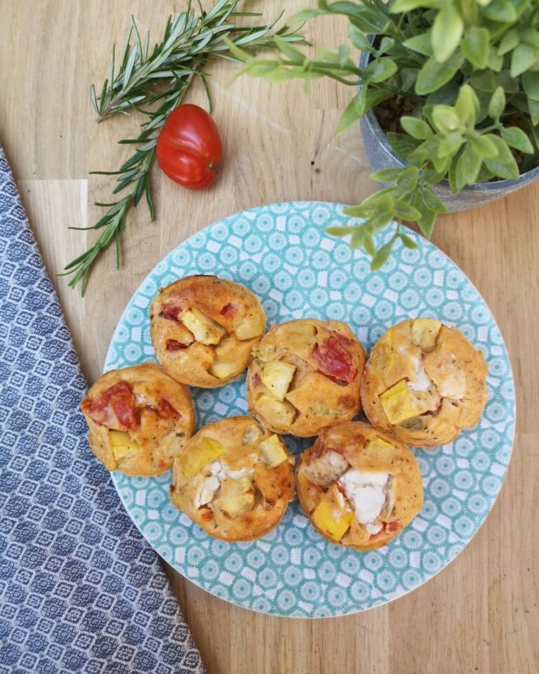 Muffin salé aux légumes d&rsquo;été