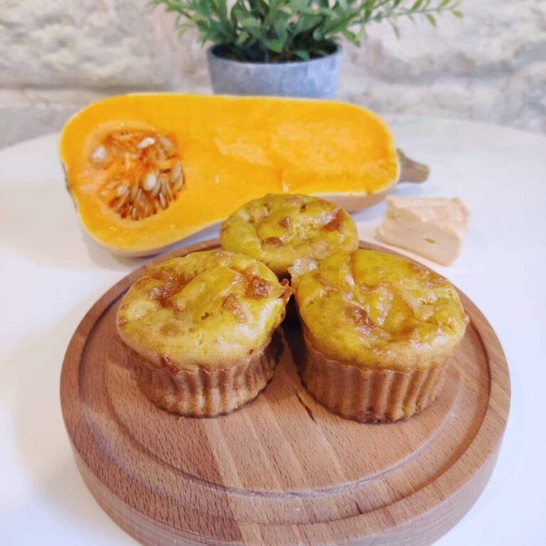 Muffin à la butternut et au munster