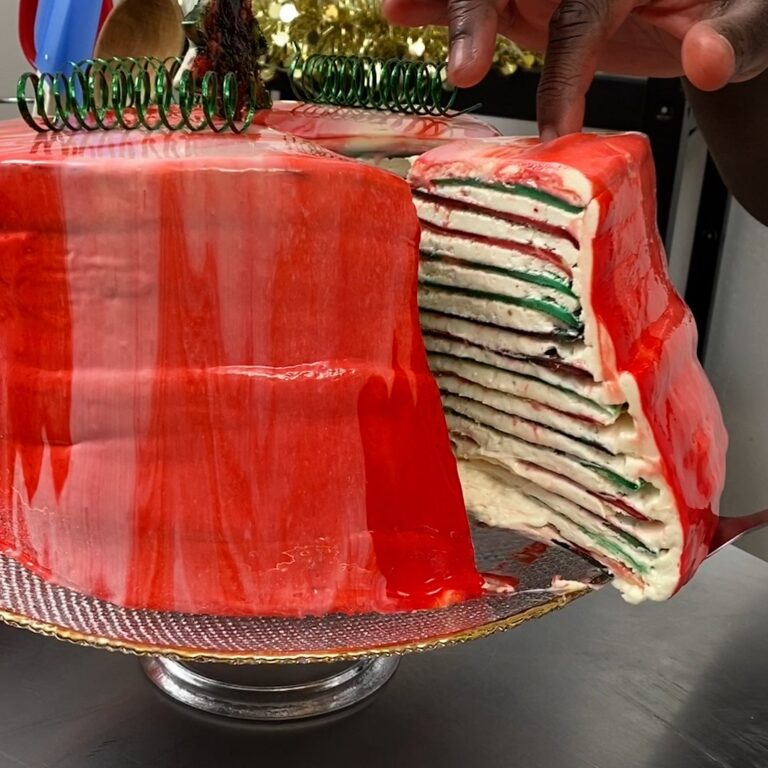 Minz-Weihnachtskuchen