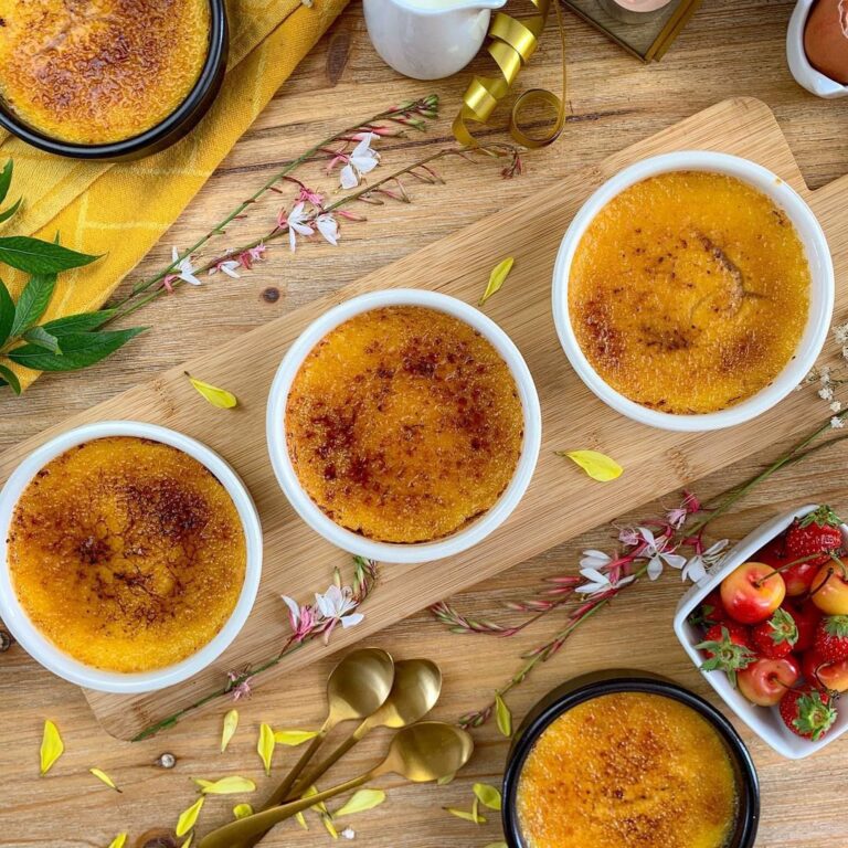 Crème brûlée à la fleur d&rsquo;oranger