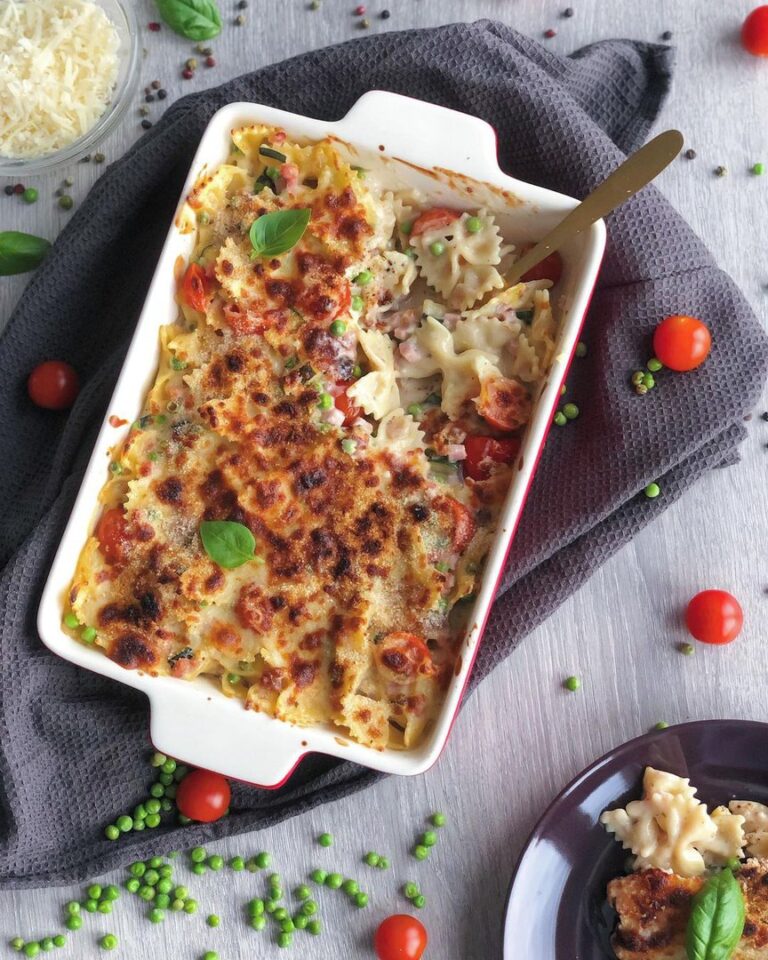 Mac and cheese d&rsquo;été légumes et mozzarella