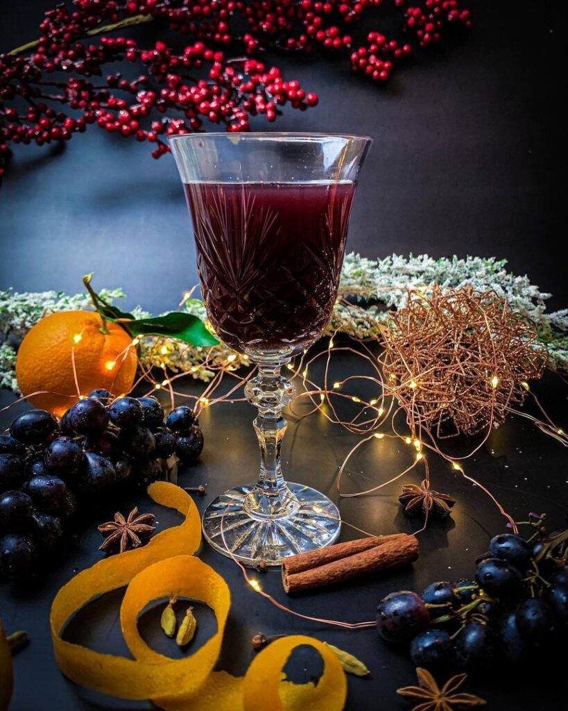 Vin chaud sans alcool aux épices