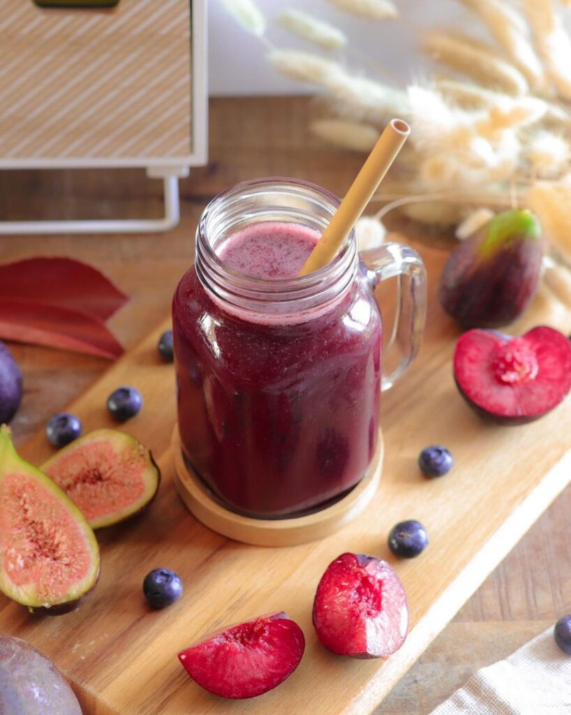 Jus de prune figue betterave