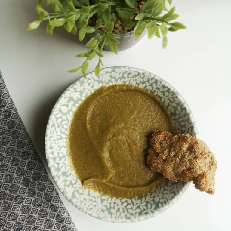 Purée d&rsquo;haricots et son poisson pané maison