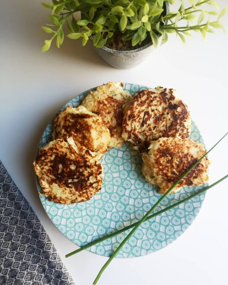 Galettes de chou fleur
