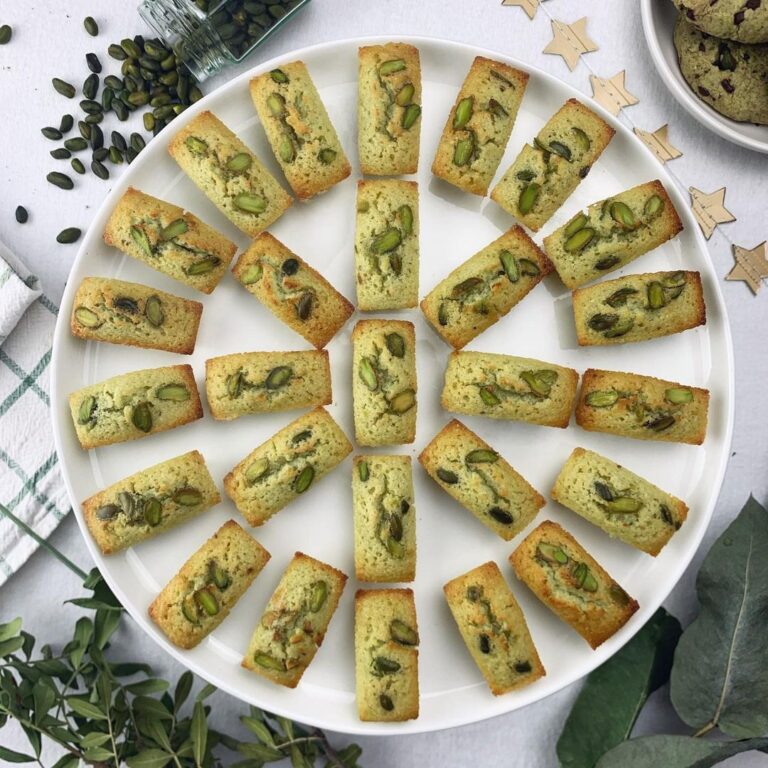 Financiers à la pistache
