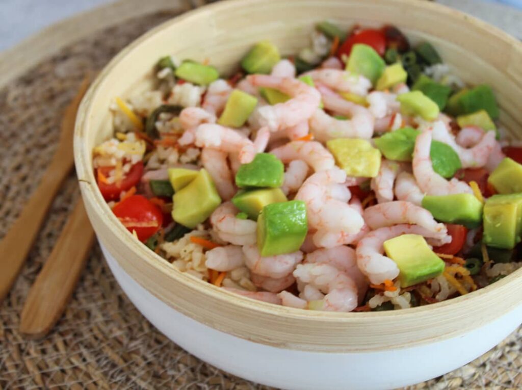 Salade de riz marinière