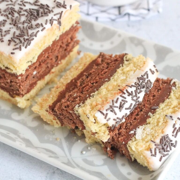 Gâteau façon napolitain