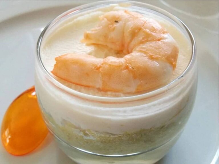 Verrine avocat, crevette