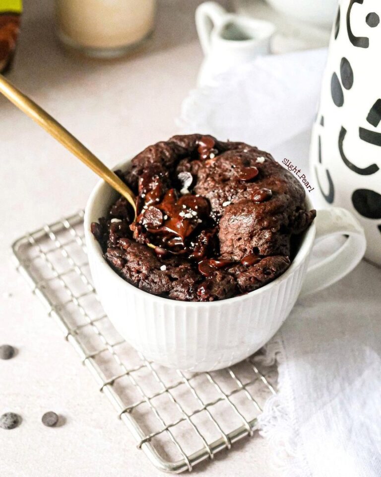 Mug cake au chocolat fondant