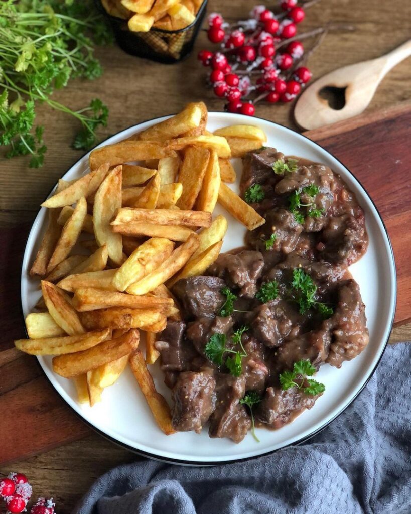 Carbonade aux canneberges
