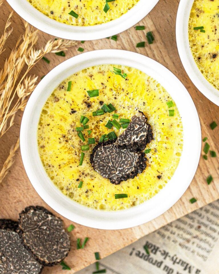 Oeufs cocotte à la truffe