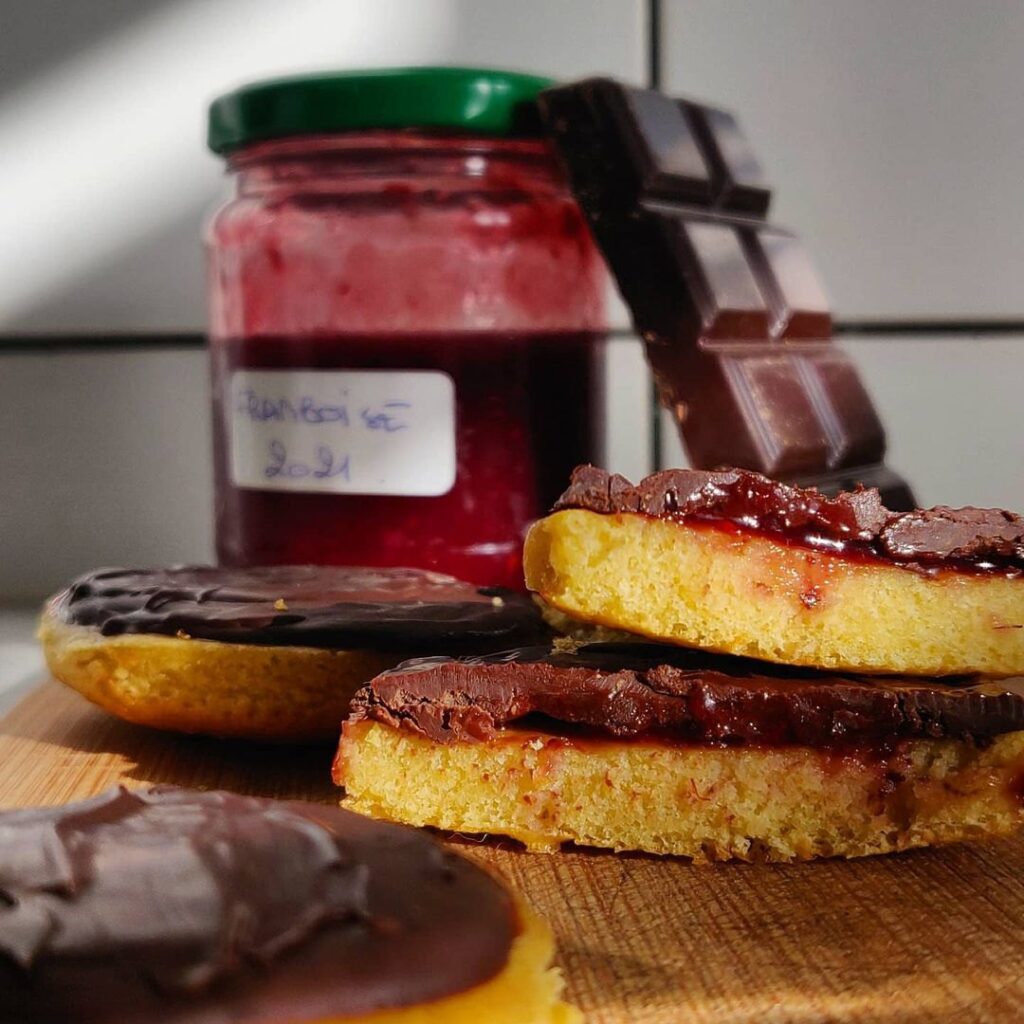 Biscuit fourrés framboise