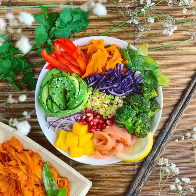 Buddha Bowl coloré aux pois gourmands