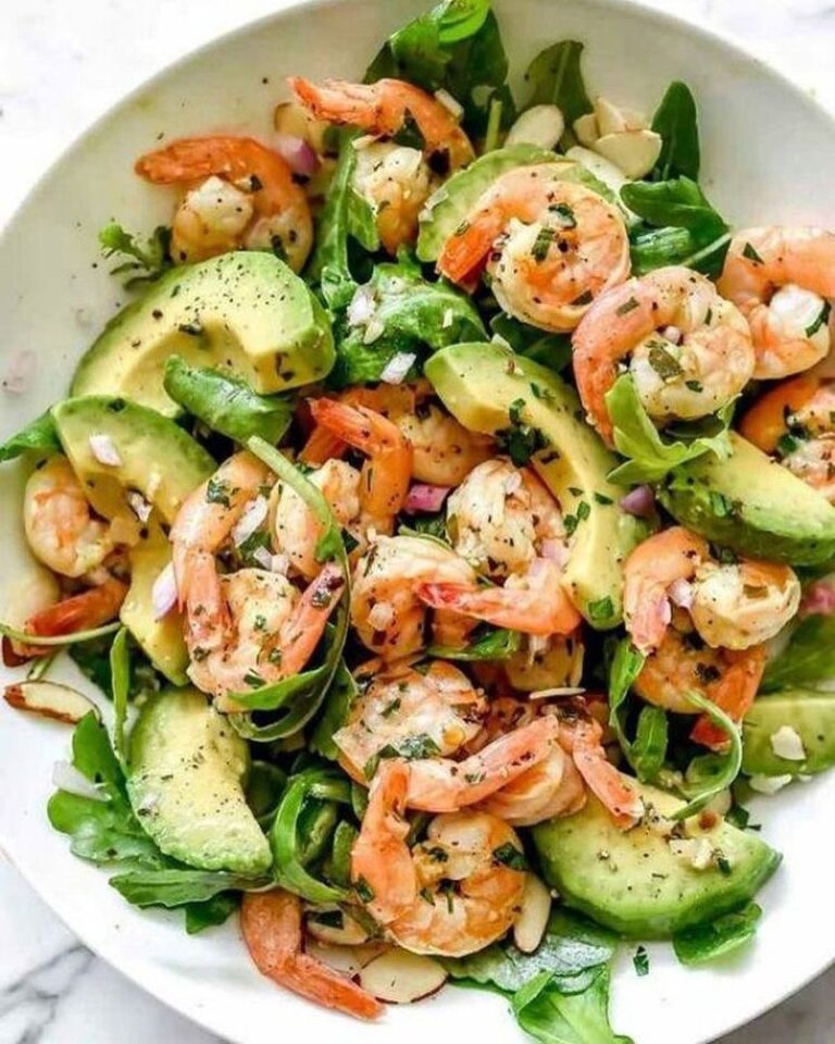 Salade avocat crevette
