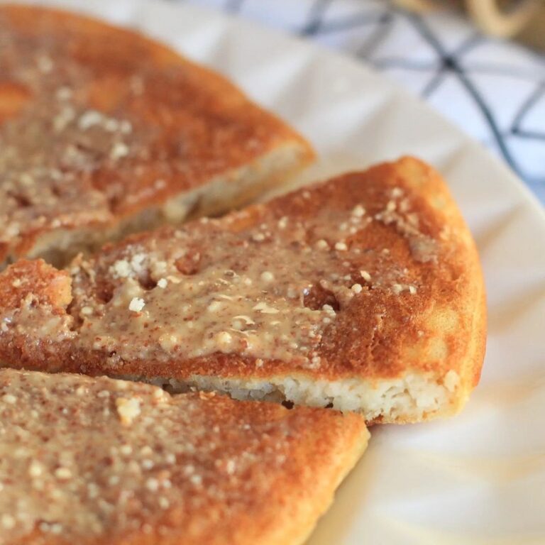 Pancake géant amande