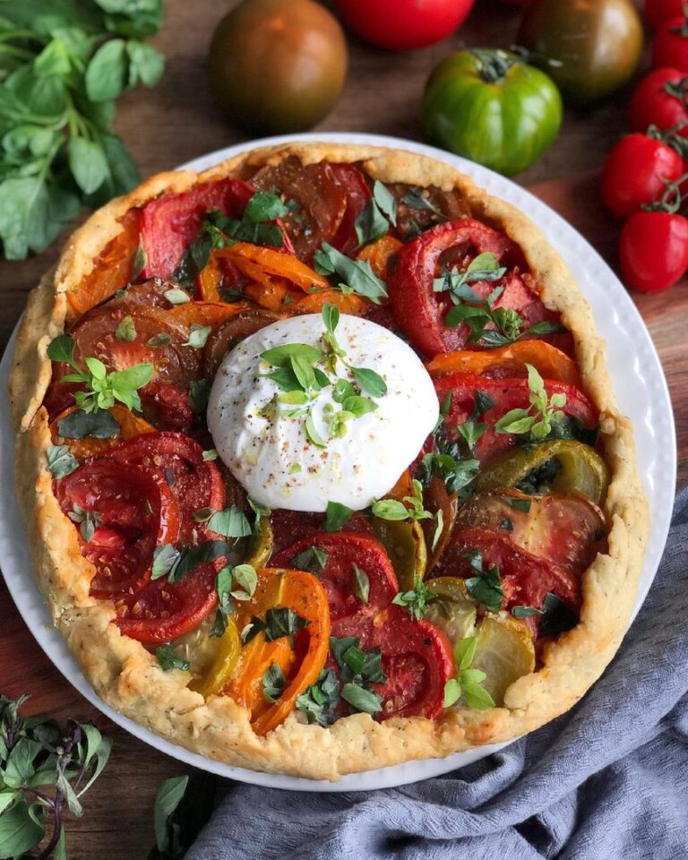 Tarte rustique aux tomates