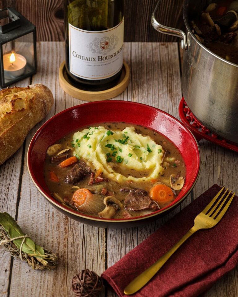 Le Bœuf Bourguignon classique