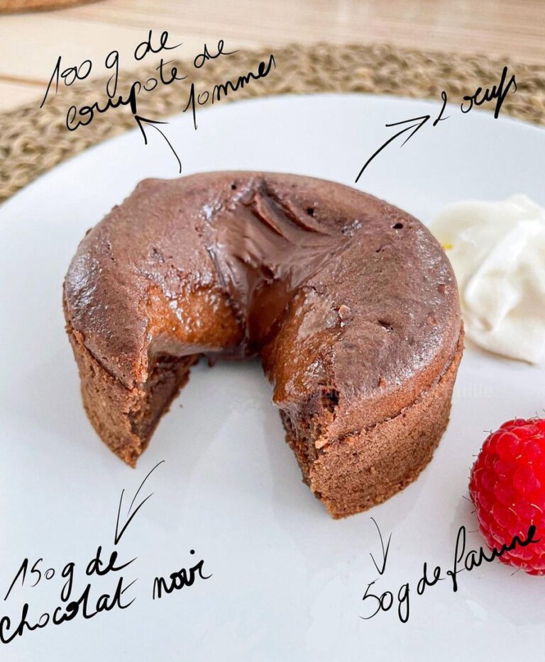 Fondant au chocolat individuel