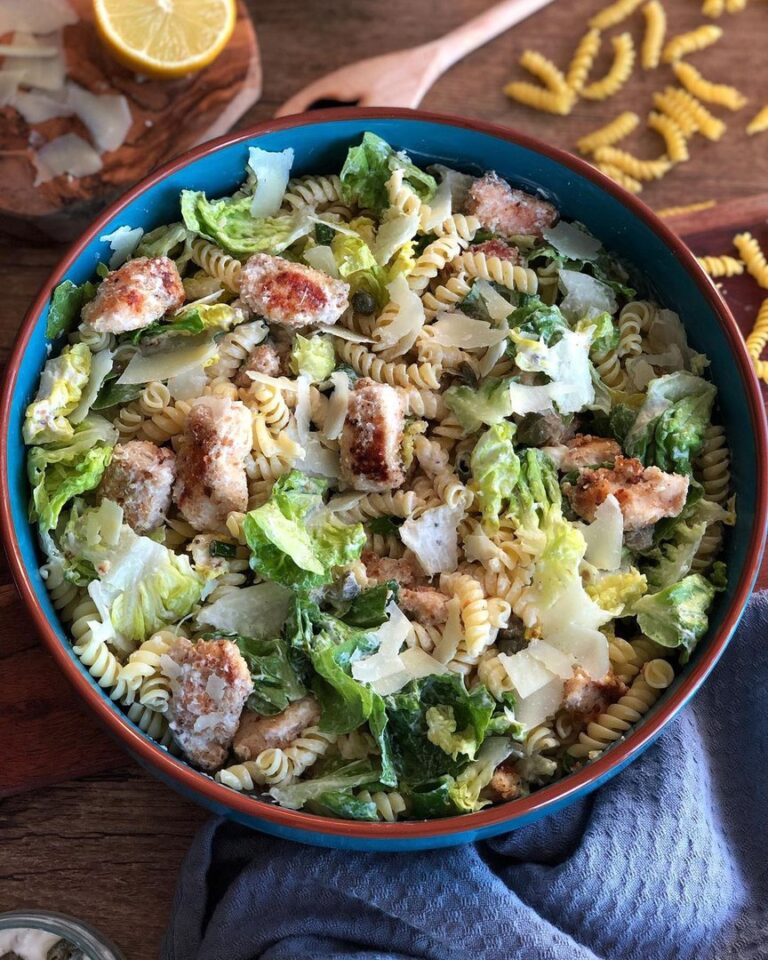 Salade de pâtes façon César