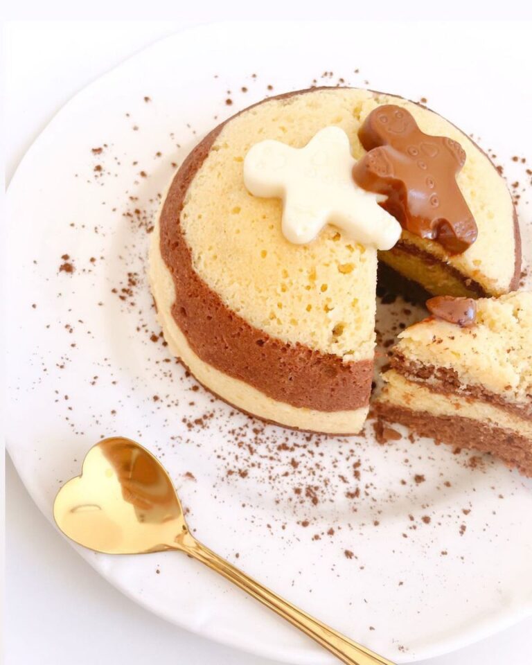 Bowl cake marbré aux farines de coco et d&rsquo;avoine