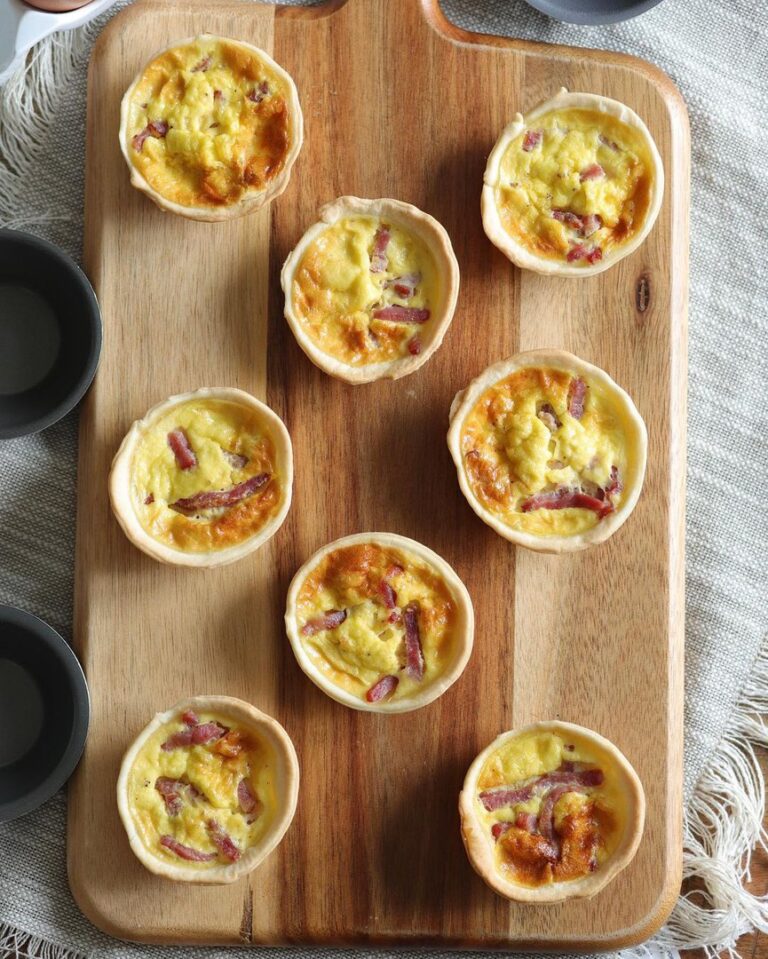 Mini quiches lorraine