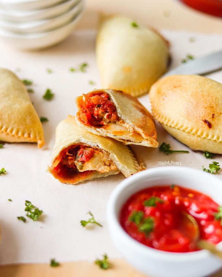 Empanadas tomates et burrata healthy