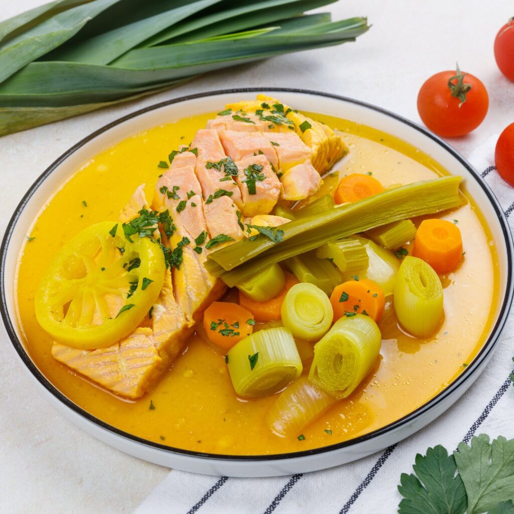 Lachs mit Honigsauce