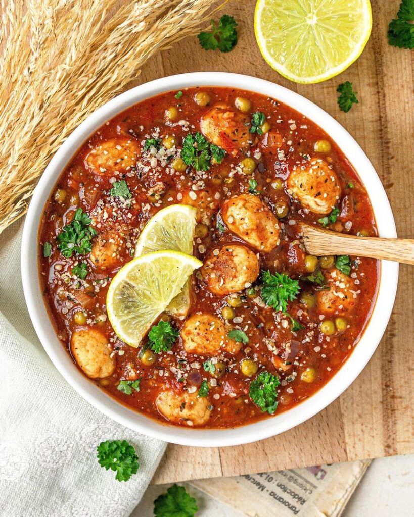 Gnocchi et tomate soup