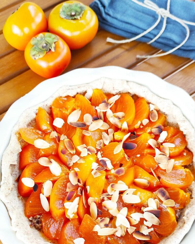 Tarte aux kakis
