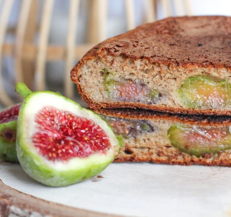 Pancake fourrée aux figues et au chèvre