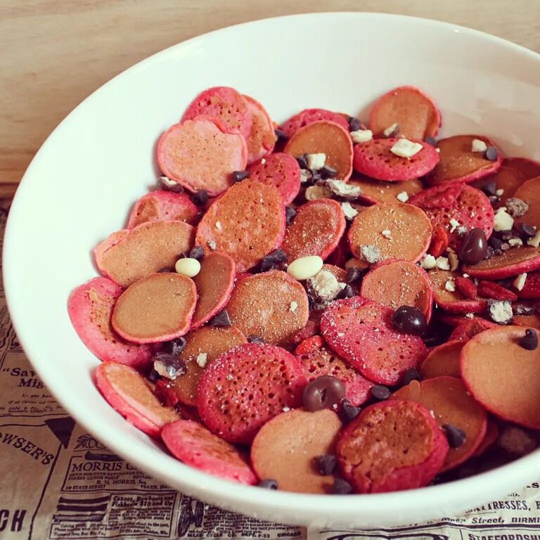 Mini pancake façon céréales