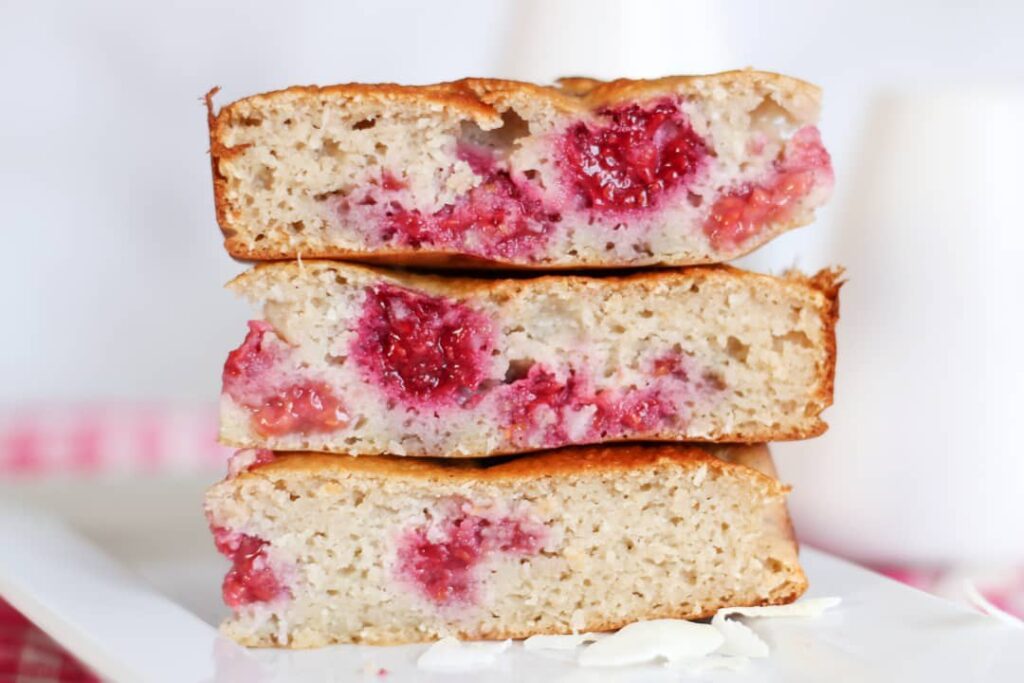 Moelleux coco framboises