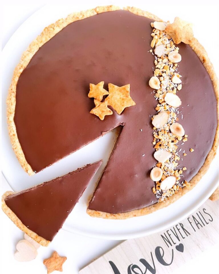 Tarte chocolat et noix de coco