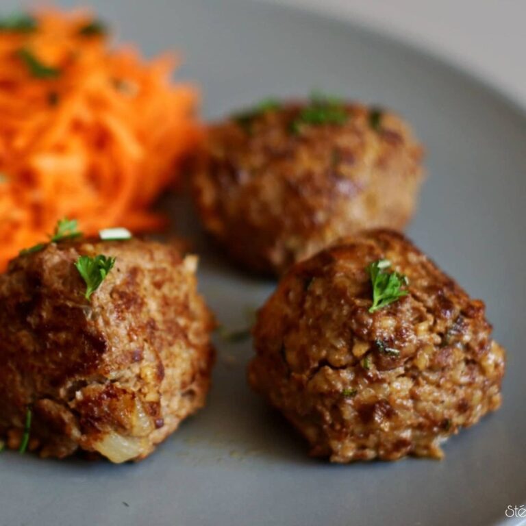 Boulettes de viande et boulgour