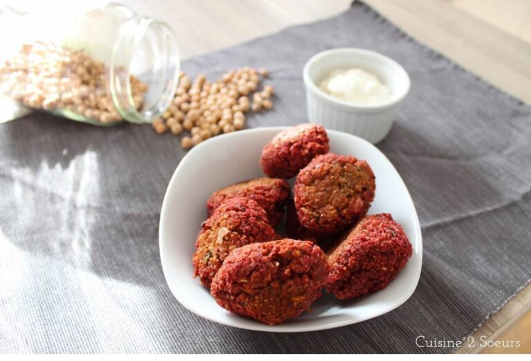 Falafels à la betterave healthy