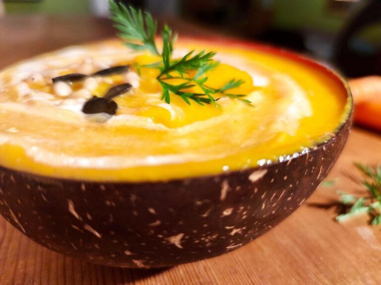 Velouté de courge butternut, & carottes