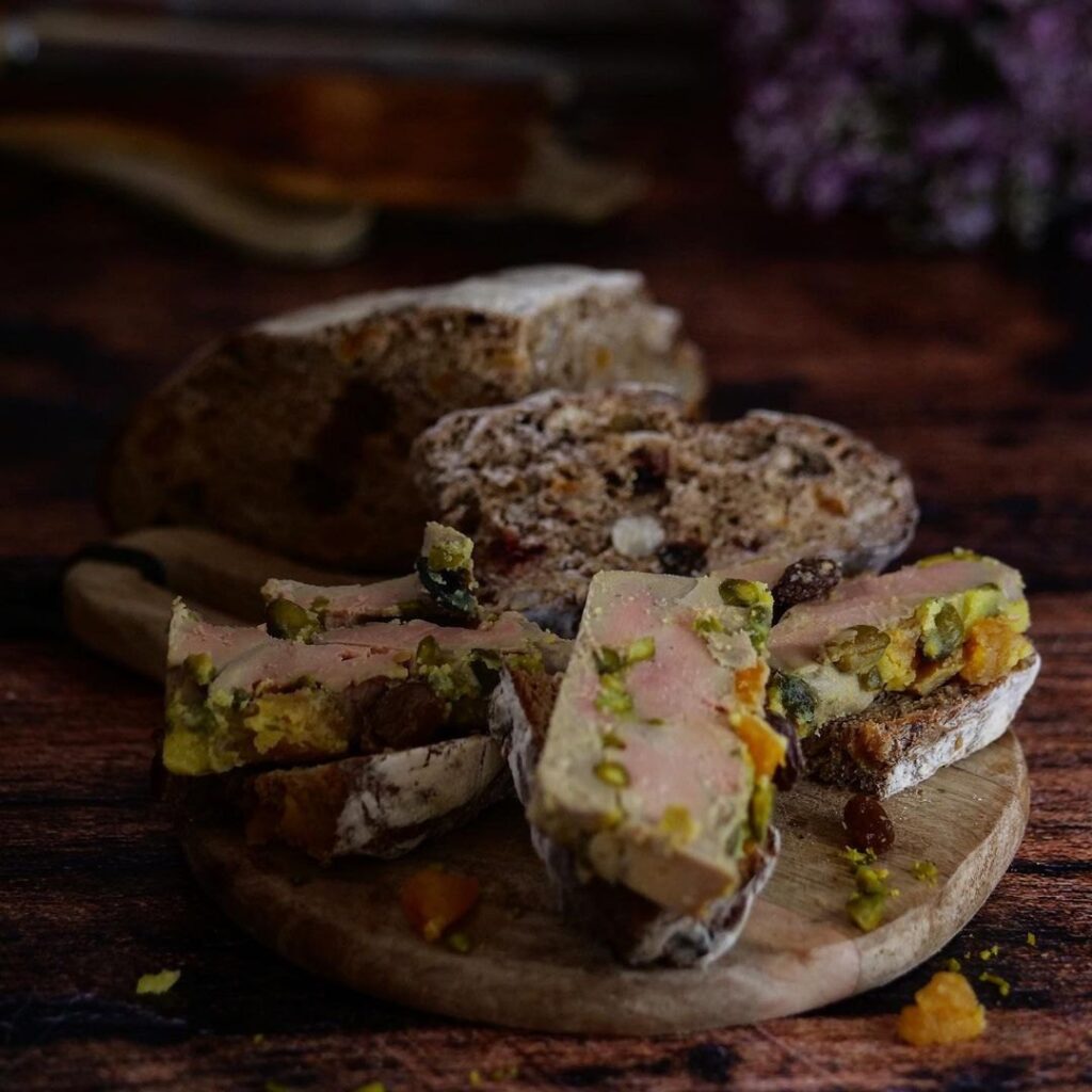 Foie gras aux fruits secs