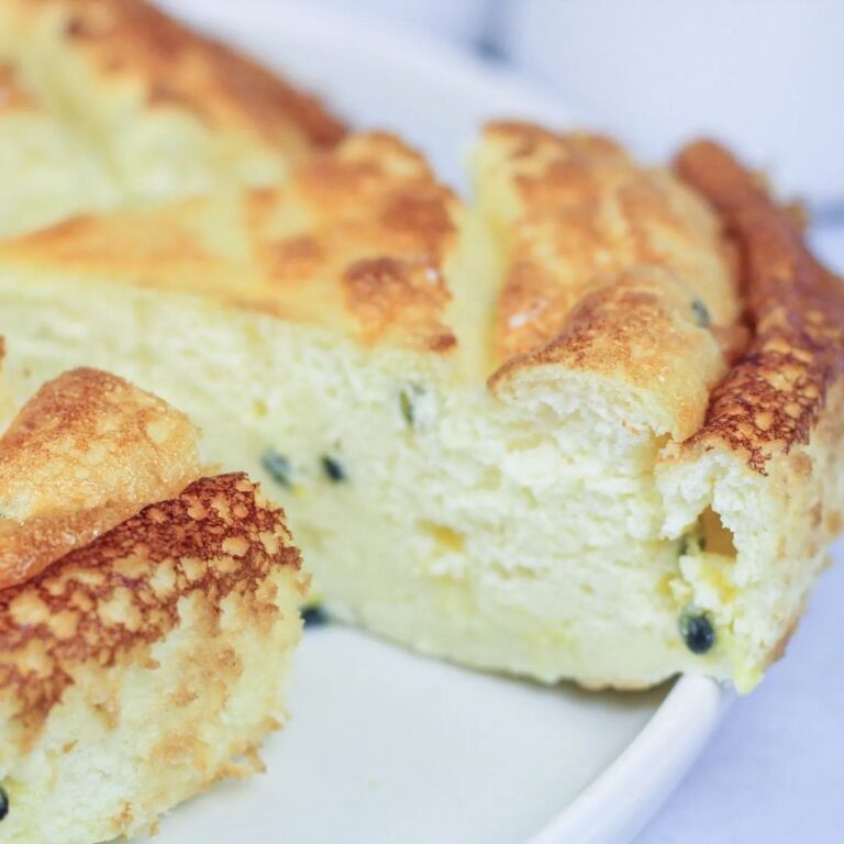 Gâteau fromage blanc et passion