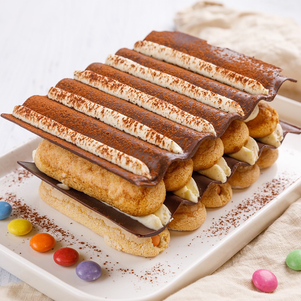 Pastel de galletas de confeti de chocolate!