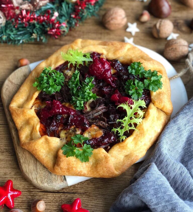 Tarte rustique de Noël