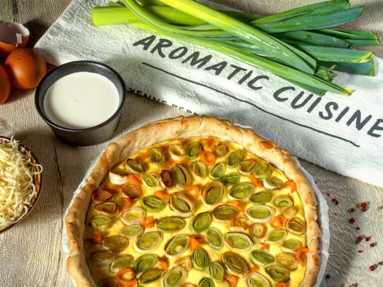 Recette de Tarte aux poireaux
