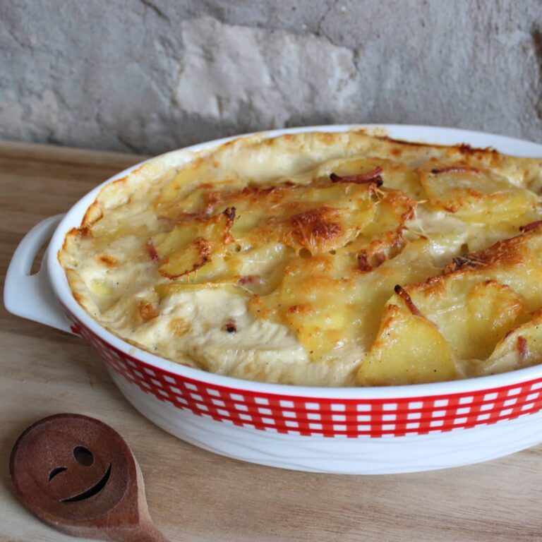 Gratins dauphinois à la crème de courgette