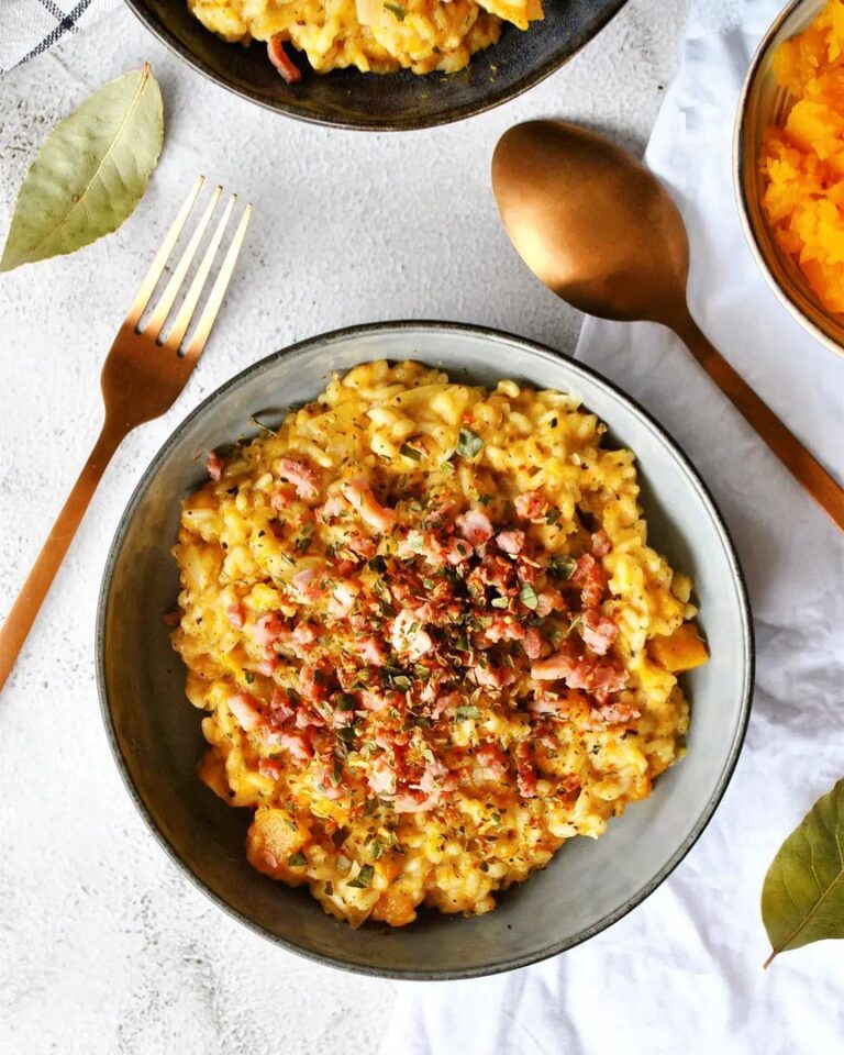 Risotto à la purée de courge