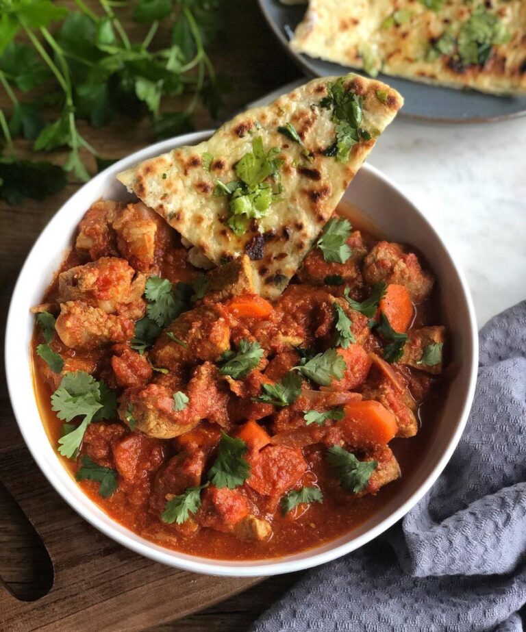 Curry d&rsquo;agneau & naan