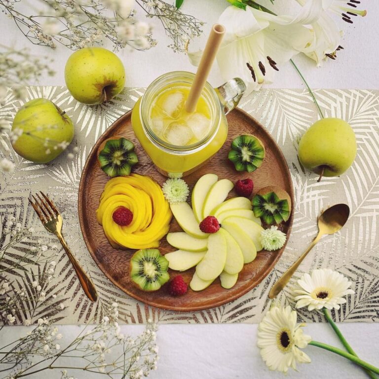 Jus de pomme, mangue et kiwi
